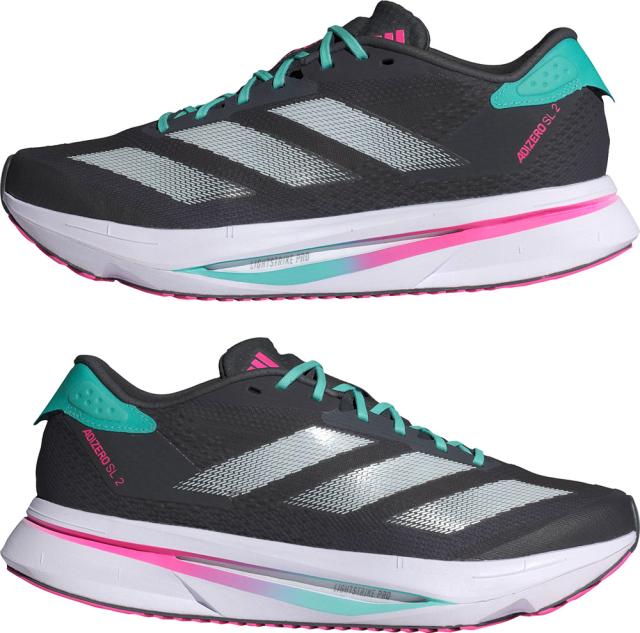 アディダス ADJ-IH8197-230 レディース ランニングシューズ アディゼロ SL2 ランニング（カーボン/クリスタルジェイド/フラッシュアクア・サイズ：23.0cm）adidas ADIZERO SL2 RUNNING[ADJIH8197230] 返品種別B