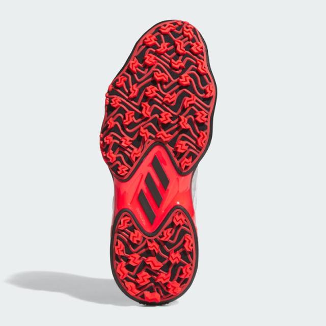 アディダス NKZ93-IH8444-250 メンズ スパイクレス ゴルフシューズ コードカオス 25 ボア（フットウェアホワイト/コアブラック/ルシッドレッド・サイズ：25.0cm）adidas[NKZ93IH8444250] 返品種別A