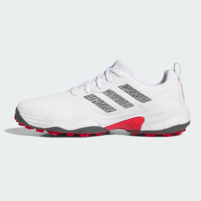 アディダス MDV41-IH8448-260 メンズ スパイクレス ゴルフシューズ コードカオス 25（フットウェアホワイト/グレーファイブ/ルシッドレッド・サイズ：26.0cm）adidas[MDV41IH8448260] 返品種別A