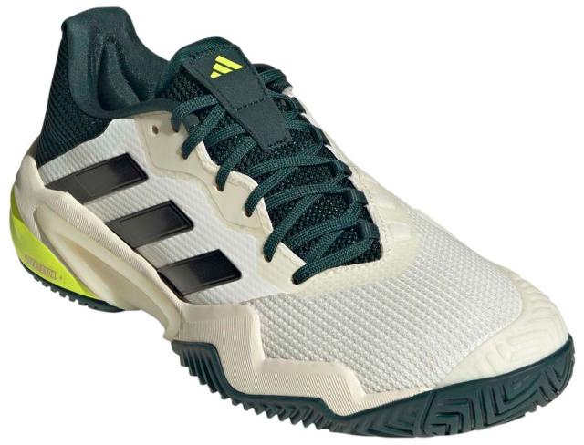 アディダス ADJ-JH5129-270 メンズ テニスシューズ バリケード 13 テニス（オフホワイト/コアブラック/パウダーティール・サイズ：27.0cm）adidas[ADJJH5129270] 返品種別A