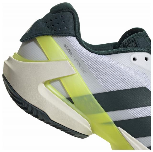 アディダス ADJ-JR2713-270 メンズ テニスシューズ アディゼロウーバーソニック 5 クレーテニス（オーロラアイビー/フットウェアホワイト/フットウェアホワイト・サイズ：27.0cm）adidas[ADJJR2713270] 返品種別A