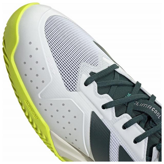 アディダス ADJ-JR2713-260 メンズ テニスシューズ アディゼロウーバーソニック 5 クレーテニス（オーロラアイビー/フットウェアホワイト/フットウェアホワイト・サイズ：26.0cm）adidas[ADJJR2713260] 返品種別A