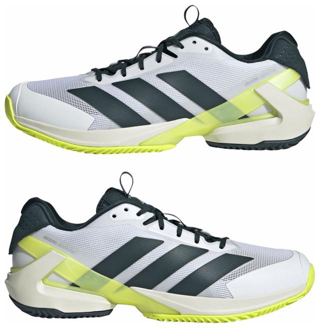 アディダス ADJ-JR2713-260 メンズ テニスシューズ アディゼロウーバーソニック 5 クレーテニス（オーロラアイビー/フットウェアホワイト/フットウェアホワイト・サイズ：26.0cm）adidas[ADJJR2713260] 返品種別A