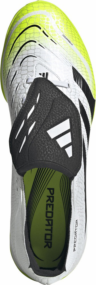 アディダス ADJ-JQ1072-260 ユニセックス プレデター LEAGUE フォールディングタン TF / ターフ用 トレーニングシューズ（フットウェアホワイト/コアブラック/ルシッドレモン・サイズ：26.0cm）[ADJJQ1072260] 返品種別A