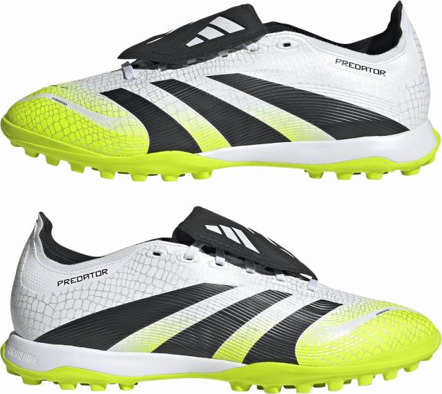 アディダス ADJ-JQ1072-260 ユニセックス プレデター LEAGUE フォールディングタン TF / ターフ用 トレーニングシューズ（フットウェアホワイト/コアブラック/ルシッドレモン・サイズ：26.0cm）[ADJJQ1072260] 返品種別A