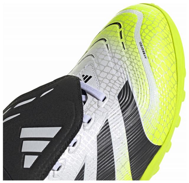 アディダス ADJ-JQ1072-265 ユニセックス プレデター LEAGUE フォールディングタン TF / ターフ用 トレーニングシューズ（フットウェアホワイト/コアブラック/ルシッドレモン・サイズ：26.5cm）[ADJJQ1072265] 返品種別A