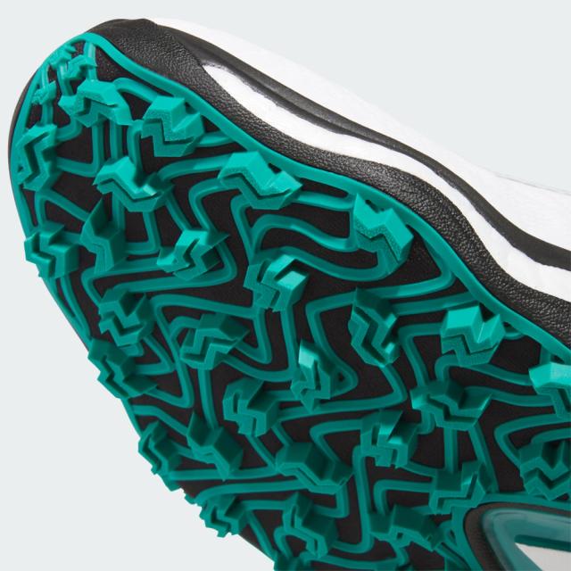 アディダス NKZ93-JI4164-265 メンズ スパイクレス ゴルフシューズ コードカオス 25 ボア（ホワイト/コアブラック/ピュアティール・サイズ：26.5cm）adidas[NKZ93JI4164265] 返品種別A