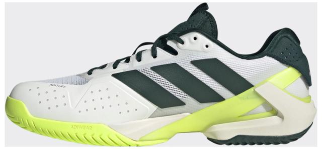 アディダス ADJ-JR2714-270 メンズ テニスシューズ アディゼロウーバーソニック 5 テニス（フットウェアホワイト/オーロラアイビー/ルシッドレモン・サイズ：27.0cm）adidas[ADJJR2714270] 返品種別A