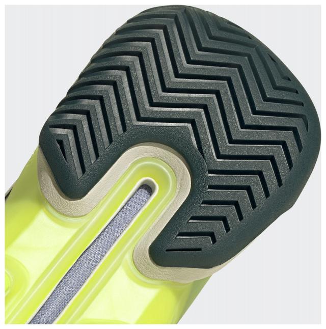 アディダス ADJ-JR2714-270 メンズ テニスシューズ アディゼロウーバーソニック 5 テニス（フットウェアホワイト/オーロラアイビー/ルシッドレモン・サイズ：27.0cm）adidas[ADJJR2714270] 返品種別A