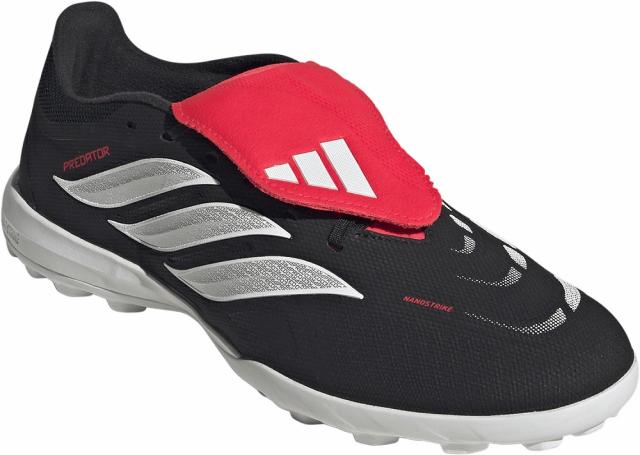 アディダス ADJ-JR5029-265 プレデター LEAGUE 折り返しシュータン TF / ターフ用 トレーニングシューズ/ PREDATOR LEAGUE Fold-Over Tongue Turf Football Shoes（コアブラック/フットウェアホワイト/ルシッドレッド・サイズ：26.5cm）[ADJJR5029265] 返品種別A