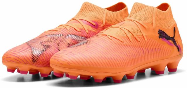 プーマ PJ-10859103-255 ユニセックス サッカースパイク 固定式 フューチャー 8 プロ HG/AG（Heat Fire-PUMA Black-Ravish・サイズ：25.5cm）PUMA[PJ10859103255] 返品種別A