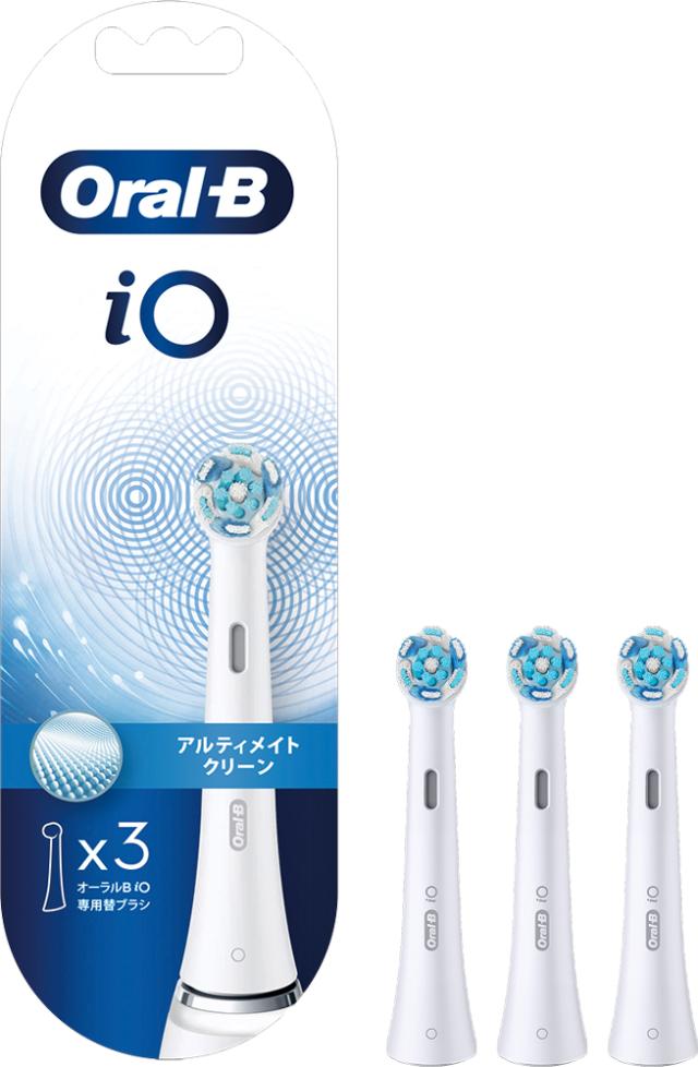 ブラウン IORBCW-3EL アルティメイトクリーンブラシ（ホワイト）【3本入】BRAUN　Oral-B（オーラルB）[IORBCW3EL] 返品種別A