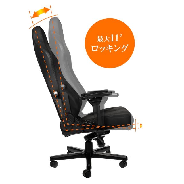 noblechairs ゲーミングチェア HERO BLACK EDITION NBL-HRO-PU-BED-SGL返品種別A