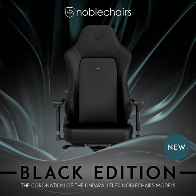 noblechairs ゲーミングチェア HERO BLACK EDITION NBL-HRO-PU-BED-SGL返品種別A
