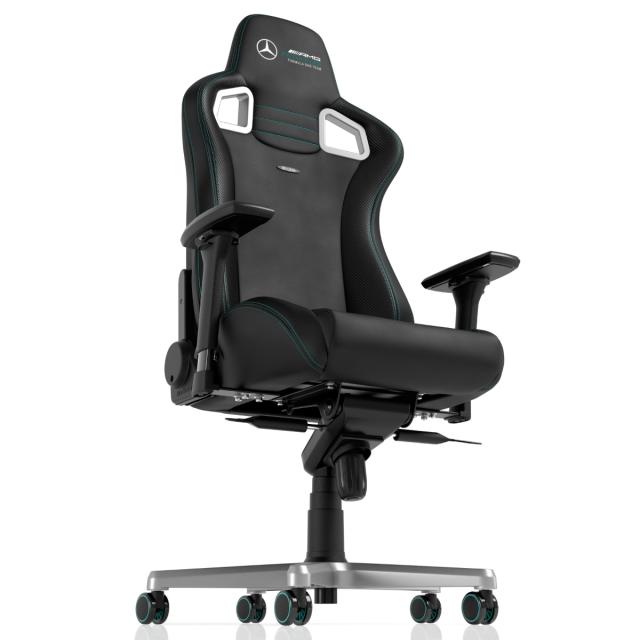 noblechairs ゲーミングチェア EPIC Mercedes-AMG Petronas Formula One Team - 2021 Edition NBL-EPC-PU-MPF-SGL返品種別A_4