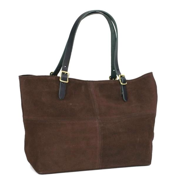 Butler Verner Sails(バトラーバーナーセイルズ) Butler Verner Sails スエードビッグトート（ブラウン）  BF021904-1A-2A返品種別A