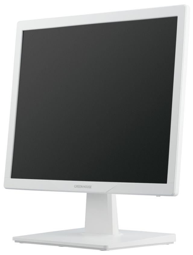 グリーンハウス GH-LCS17D-WH 液晶ディスプレイ(17型/TN/SXGA 1280×1024/14ms/HDMI/D-Sub/VESA/5年保証)(ホワイト)GREEN HOUSE[GHLCS17DWH] 返品種別Aの通販は