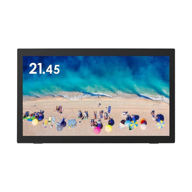 グリーンハウス｜GREEN HOUSE GH-LCT22D-BK タッチパネル搭載液晶ディスプレイ(21.45型/VA/FullHD 1920×1080/75Hz/14ms/HDMI/DP/D-Sub/VESA/タッチパネル/3年保証)(ブラック)[GHLCT22DBK] 返品種別A