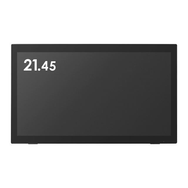 グリーンハウス｜GREEN HOUSE GH-LCT22D-BK タッチパネル搭載液晶ディスプレイ(21.45型/VA/FullHD 1920×1080/75Hz/14ms/HDMI/DP/D-Sub/VESA/タッチパネル/3年保証)(ブラック)[GHLCT22DBK] 返品種別A_1