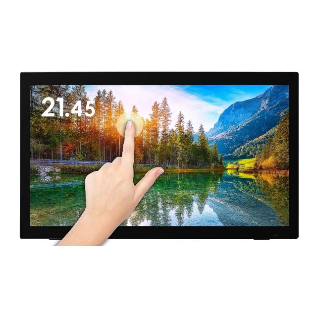 グリーンハウス｜GREEN HOUSE GH-LCT22D-BK タッチパネル搭載液晶ディスプレイ(21.45型/VA/FullHD 1920×1080/75Hz/14ms/HDMI/DP/D-Sub/VESA/タッチパネル/3年保証)(ブラック)[GHLCT22DBK] 返品種別A_2