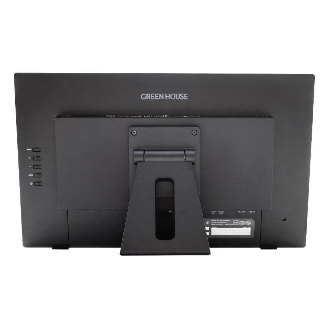 グリーンハウス｜GREEN HOUSE GH-LCT22D-BK タッチパネル搭載液晶ディスプレイ(21.45型/VA/FullHD 1920×1080/75Hz/14ms/HDMI/DP/D-Sub/VESA/タッチパネル/3年保証)(ブラック)[GHLCT22DBK] 返品種別A_3