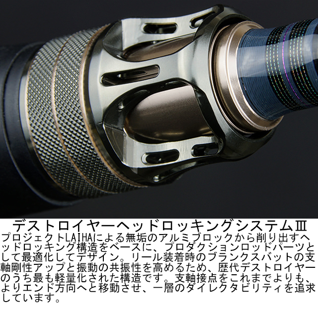 メガバス 20 デストロイヤー クリフハンガースリリング F2-60X 6.0ft 1ピース ベイト F2-60X返品種別A