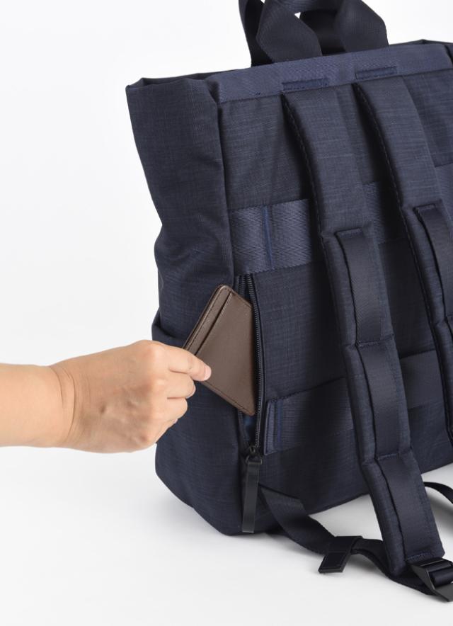 ミレストMILESTO STLAKT バックパックM ヘザーネイビー