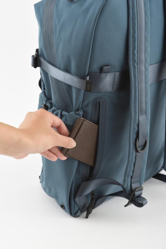 ミレスト MLS855-BLGR LIKID サイドバックルバックパック LMILESTO