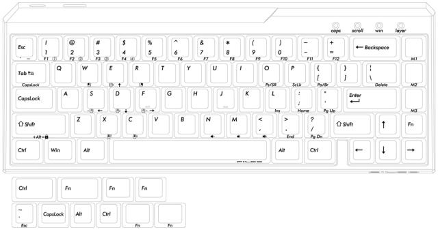FILCO FKBX67MPS/EB Majestouch Xacro M3A 67US MX SILENT RED軸 英語 US ASCII マクロ対応[FKBX67MPSEB] 返品種別A