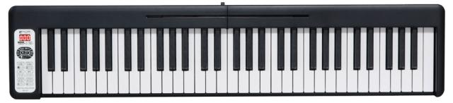 キクタニ KDP-61P-BLK 折りたたみ式 電子ピアノ 61鍵(ブラック)KIKUTANI[KDP61PBLK] 返品種別A_1