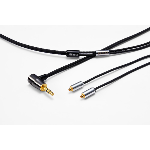 超高評価!最高仕様16芯 希少金メッキケーブル 膨張式mmcx/2.5mm L字