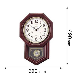 セイコー 電波掛け時計 RQ205B[RQ205B] 返品種別A