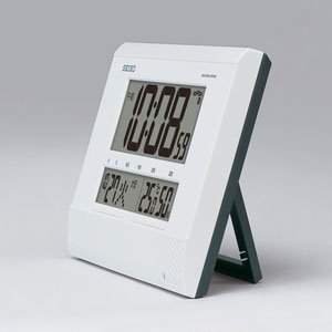 セイコー 電波置き掛け兼用時計プログラムクロック SQ-435-W[SQ435W] 返品種別A_1