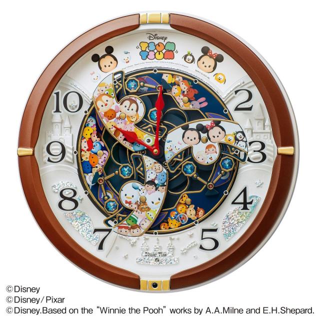 セイコー 掛け時計【ディズニーツムツム】ディズニーツムツムからくり時計　Disney Time FW588B[FW588B] 返品種別A_2