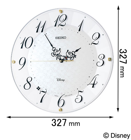 セイコー 電波掛け時計SEIKO　Kiss ＆ Heart FS-513-W[FS513W] 返品種別A