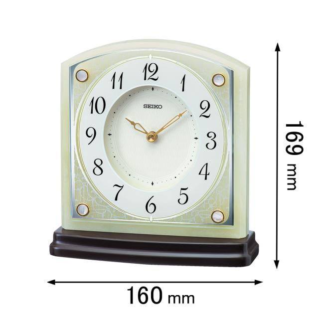 セイコー 置き時計SEIKO スタンダード置時計 BZ-365-M[BZ365M] 返品種別A