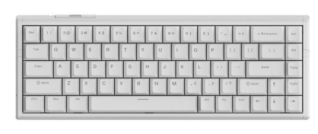 ATK RS6W RS6 Wired Magnetic HE キーボード 英語配列（White）[RS6W] 返品種別A