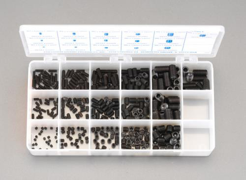 エスコ EA949DC-100 M3-M8 六角穴付き止めねじセットESCO[EA949DC100] 返品種別B