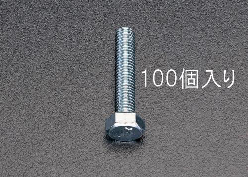 エスコ EA949HE-122 M12×30mm 六角頭全ねじボルト(100本)ESCO[EA949HE122] 返品種別B