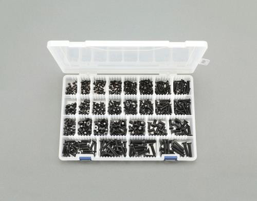 エスコ EA949TF-1 M3-M6 皿頭小ねじセット(ステンレス/黒色)ESCO[EA949TF1] 返品種別B
