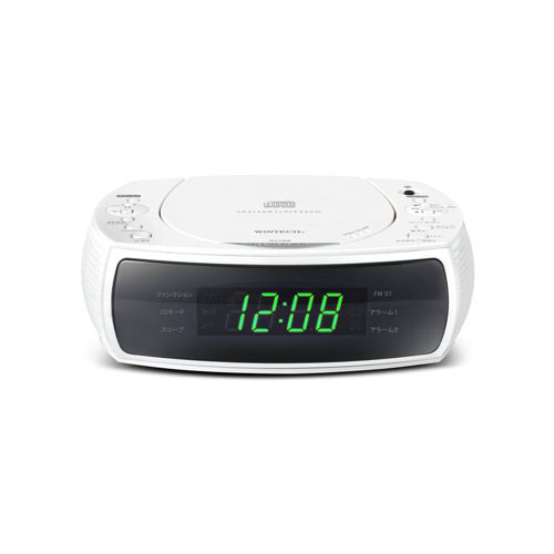 WINTECH CDC-220 クロックCDラジオ（ホワイト）廣華物産 ウィンテック[CDC220] 返品種別A 6,296円