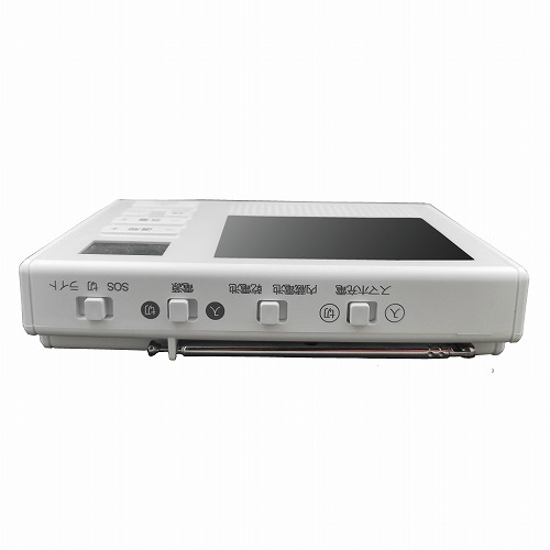 WINTECH TVR-L351R 手回し充電対応　3.5インチ液晶ポータブルワンセグテレビラジオ（ホワイト）[TVRL351R] 返品種別A_2