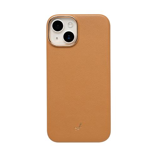 Hamee 669-964460 iPhone 14/13用 レザーハードケース SALISTY NOBLE（キャメル）[669964460] 返品種別A 6,336円