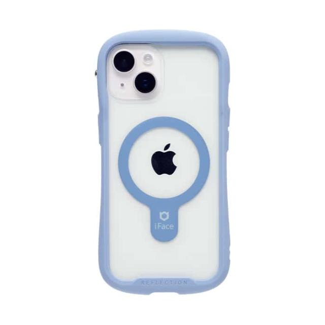 Hamee 41-983461 iPhone 15/14/13用 ガラスケース iFACE REFLECTION MAGSYNQ（ペールブルー）[41983461] 返品種別A