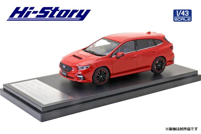 ハイストーリー 1/43 SUBARU LEVORG (2020) スポーツスタイルアクセサリー（ピュアレッド）【HS331RE】ミニカー  返品種別B