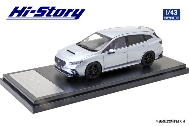ハイストーリー 1/43 SUBARU LEVORG STI Sport (2020) STIスポーツパーツ アイスシルバー・メタリック【HS333SL】ミニカー  返品種別B