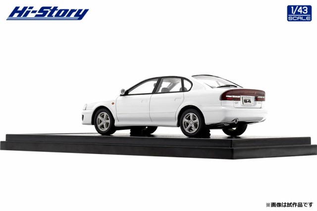 ハイストーリー 1/43 SUBARU LEGACY B4 RSK (2001) ピュアホワイト