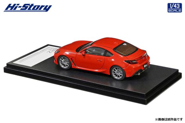Hi-Story 1/43 スバル BRZ ミニカー 2021 Hi Story 1/43 Subaru BRZ S (2021) Ice Silver Metallic
