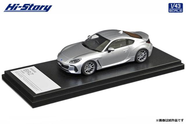 ハイストーリー 1/43 SUBARU BRZ S (2021) アイスシルバー・メタリック【HS376SL】ミニカー  返品種別B