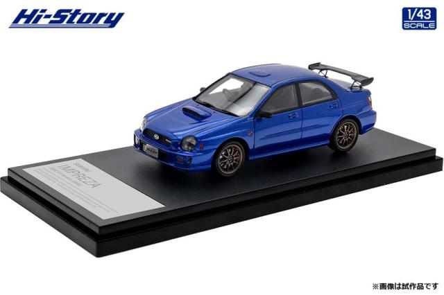 ハイストーリー 1/43 SUBARU IMPREZA S202 STi Version (2002) WRブルー・マイカ【HS402BL】ミニカー 返品種別B